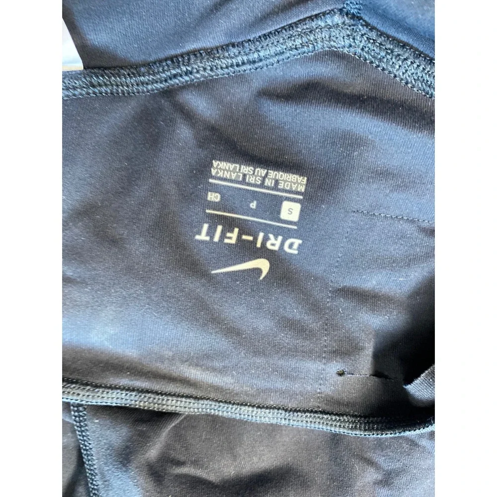 Nike Dri‎ Fit Women's Navy Blue Athletic Leggings Size Small Running Workout